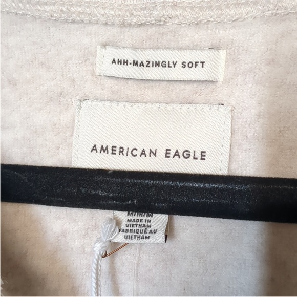 American Eagle Outfitters Ahh-Mazingly Soft Cream Camo Hoodie Sweatshirt Med NWT - Picture 2 of 4